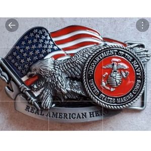 New USMC United States Marine Corps belt buckle